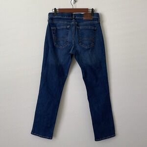 Hollister Epic Flex Jeans Slim Straight Dark Blue Wash Denim Size 30x30